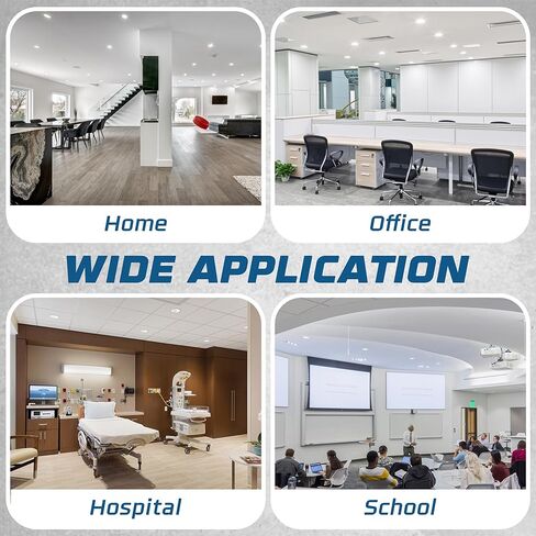 OHLECTRIC 6 Pack New Construction Mounting Plate for 4 & 6 Inch LED Downlight Easy Cutout Slim Steel Rough in Bracket Made of Galvanized Steel Recessed LED Light Plate in Kuwait