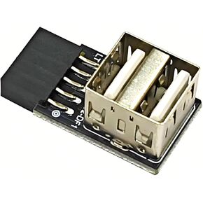 9Pin to USB Adapter Connector 9Pin to USB 2.0 Female Converter for Dongles Wireless Receiver PC Internal Motherboard in Kuwait