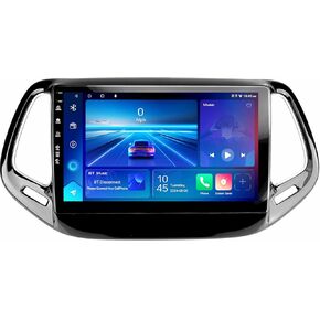 5G WiFi (6) CAR Radio for Jeep Compass 2017-2020 ، Android13/Wireless Carplay/Android Auto/Touch Screen/GPS Cameraging/Bluetooth/FM/HD (2Ram+64rom) in Kuwait