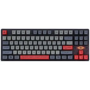 Drop + The Lord of the Rings ™ Black Speech TKL Mechanical Keyboard - MT3 ملف تعريف مفاتيح مع مفاتيح لهجمة - مفاتيح Holy Panda X اللمسية - PBT Dye -Sub Keycaps - LED Backlight - Black (متجدد) in Kuwait