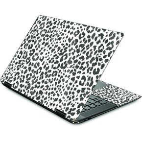 MightySkins Glossy Glitter Skin Compatible with HP Spectre X360 16" (2022) - Snow Leopard Print | Protective, Durable High-Gloss Glitter Finish | Easy to Apply and Change Styles | Made in The USA in Kuwait