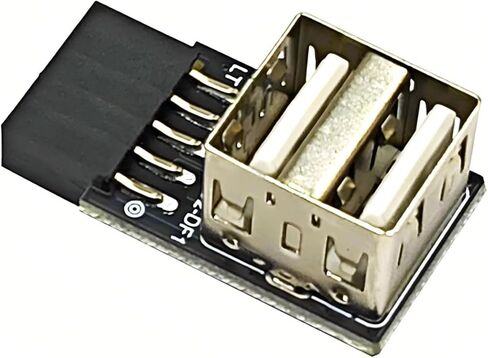9pin إلى موصل محول USB 9pin إلى محول أنثى USB 2.0 لـ Dongles Wireless Receiver PC اللوحة الأم الداخلية in Saudi Arabia