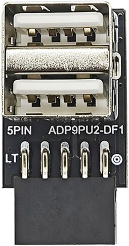 9pin إلى موصل محول USB 9pin إلى محول أنثى USB 2.0 لـ Dongles Wireless Receiver PC اللوحة الأم الداخلية in Saudi Arabia