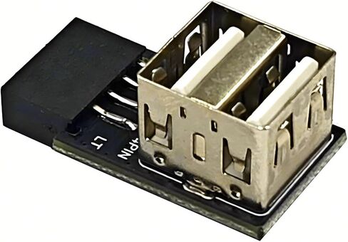 9pin إلى موصل محول USB 9pin إلى محول أنثى USB 2.0 لـ Dongles Wireless Receiver PC اللوحة الأم الداخلية in Saudi Arabia