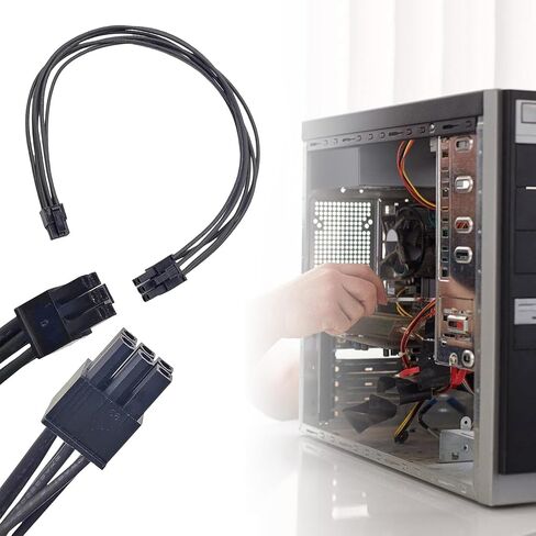 6Pin to PCIE 6Pin Graphics Card Power Cable 6 Pin Video Card Power Adapter Connector Replacement for Desktop in Kuwait