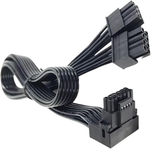 2X 8Pin Male to 12VHPWR PCIE5.0 16Pin ATX3.0 Power Cord for RTX40 Series Graphics Card - 30CM 50CM 60CM 70CM in Saudi Arabia