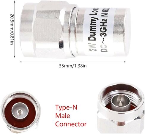 2W TypeN Male RF Load Coaxials Fixed Load 3G/6G Termination Load 50Ohm TypeN Male in Kuwait