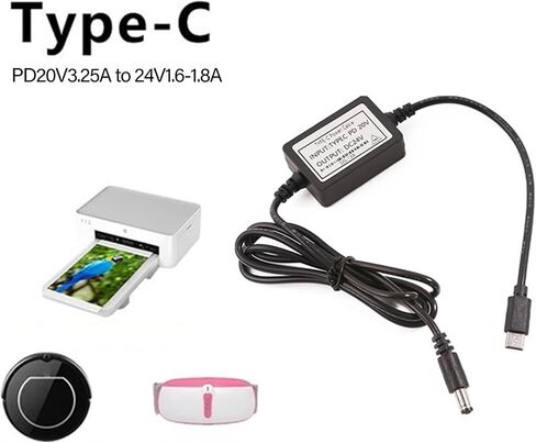 اكتب C إلى DC24V كبل مع موصلات قابلة للتبديل لتوافق مع سلك توافق الطاقة متعدد الجهاز 120 سم in Saudi Arabia