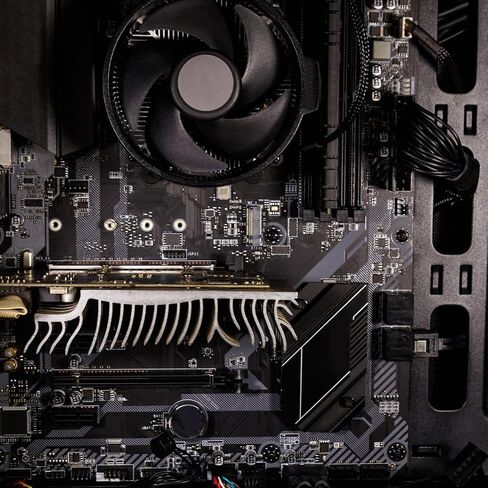 Cooling Fan PC CPU Cooling 4PIN Power Cable Splitter Adapter Sleeved Case for Desktop Computer Coolers Fan Replacement in Kuwait