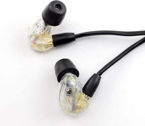 Replacement Memory Foam Ear Tips for Shure SE215 PRO SE215 SE112 SE315 SE425 SE535 SE846 Aonic4 Aonic5 Earphones, Ultimate Comfort, 3 Pairs (Black, SML) in Saudi Arabia