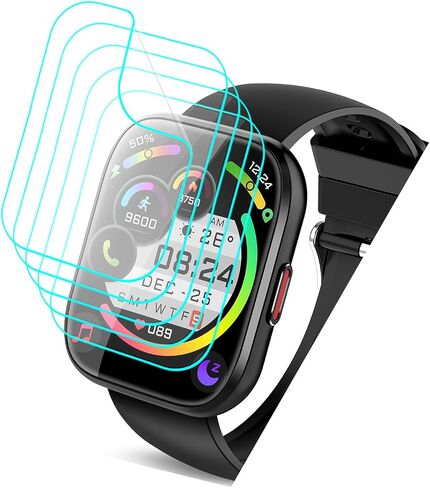 لمشاهدة Aycy Smart Watch P114 P114 حامي الشاشة 1.85 "[5 Pack] HD Clear Soft Pet Film [Anti-Fingerprint] in Saudi Arabia