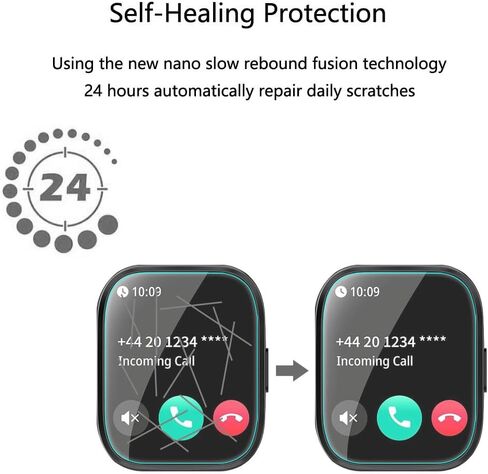 لمشاهدة Aycy Smart Watch P114 P114 حامي الشاشة 1.85 "[5 Pack] HD Clear Soft Pet Film [Anti-Fingerprint] in Saudi Arabia