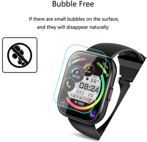 لمشاهدة Aycy Smart Watch P114 P114 حامي الشاشة 1.85 "[5 Pack] HD Clear Soft Pet Film [Anti-Fingerprint] in Saudi Arabia
