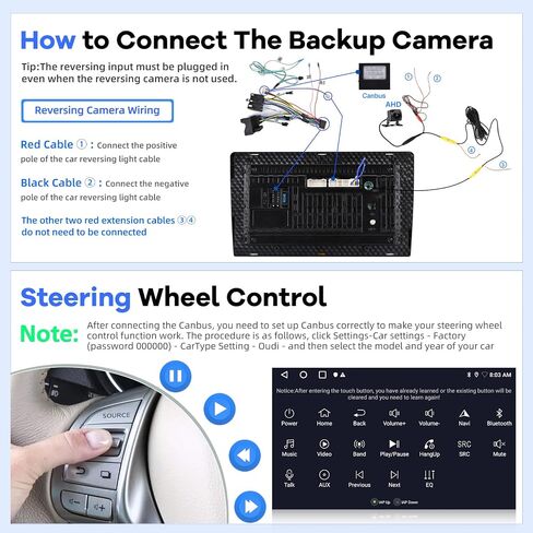 [2G+64G] Radio for Mercedes Benz C Class W203 C200 C320 C350 CLK W209 S203 A209 2000-2005 (for 4 Doors), Android Touch Screen W203 Car Stereo with Carplay Android Auto in Saudi Arabia