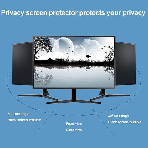 20-22 inch Computer Monitor Privacy Screen for 16:9 4:3 16:10 Aspect Ratio HDTVs Computer Monitor Removable Anti-Scratch Privacy Shield Screen,21.6in 16:10 in Saudi Arabia