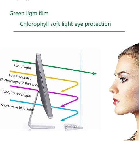 شاشة كمبيوتر 32 بوصة شاشة Blue Light Blocker - تقليل إجهاد العين - من السهل تثبيت وإزالة لوحة حامي شاشة الكمبيوتر المضادة للخدش - حامي شاشة الوهج المضاد للضوء الأزرق in Saudi Arabia