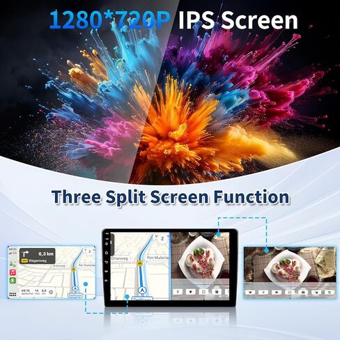 ستيريو سيارة Android 13 لسيارة Honda CRV 2002-2006 مع Apple Carplay Android Auto، راديو سيارة بشاشة لمس 9 بوصة مع وصلة مرآة واي فاي GPS بلوتوث FM/RDS SWC+AHD كاميرا خلفية [2G+32G] in Kuwait