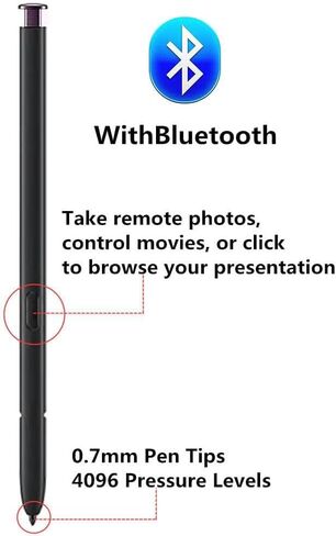 S22 Ultra S Pen (WithBluetooth),S22 Ultra Stylus Pen Replacement Compatible with Samsung Galaxy S22 Ultra All Versions (Black) in Saudi Arabia