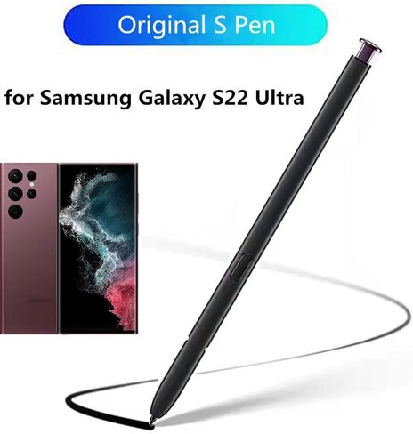 S22 Ultra S Pen (WithBluetooth),S22 Ultra Stylus Pen Replacement Compatible with Samsung Galaxy S22 Ultra All Versions (Black) in Saudi Arabia