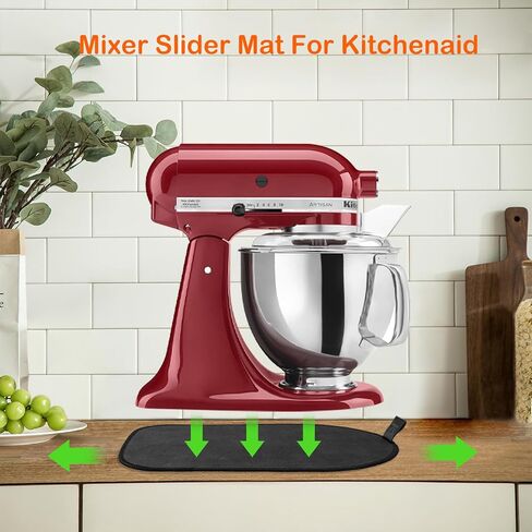 Sliding Mat for Kitchenaid Stand Mixer Slider Mat with Bendable Cord Organizers for KitchenAid 4.5-8 Qt Appliances (4.5-5 Quart) in Saudi Arabia
