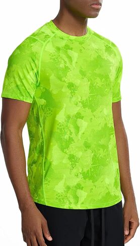 Zengjo Mens Workout Shirt Short Sleeve Quick Dry Lightweight Athletic Running Gym Performance T-Shirts Moisture Wicking in Kuwait