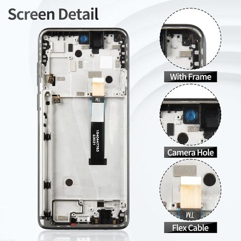 لـ Moto G stylus 5g 2023 شاشة عرض الشاشة لـ Moto G Stylus 5G 2023 LCD شاشة الاستبدال لرقم Digitizer لـ Motorola XT2315-4 شاشة لمسة مع Frame XT2315-1 Black (فقط لإصدار 5G) in Kuwait
