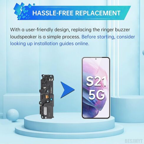 for Samsung Galaxy S21 5G Loud Speaker Replacement with Bracket Ringer Ringtone Loudspeaker Module Replace Clear Sound Buzzer Repair for Samsung s21 5g SM-G991U SM-G991U1 in Saudi Arabia
