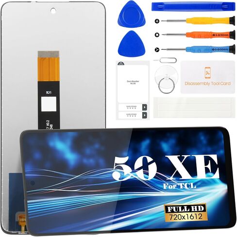 لاستبدال شاشة TCL 50 XE لـ TCL 50 XE T614SP 6.56 "شاشة لـ TCL 50 XE LCD Touch Digitizer مجموعات (بدون إطار ، أسود) in Saudi Arabia