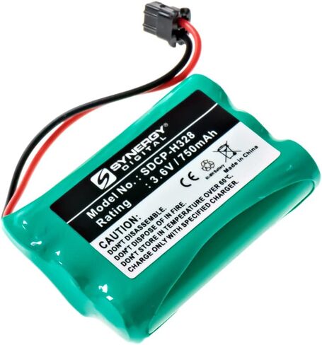 Synergy Digital Cordless Phone Batteries, Compatible with Uniden TRU-8880-2 Cordless Phone, (Ni-MH, 3.6V, 750 mAh), Replacement for Uniden BT-446 Battery, Pack Includes: 5 x SDCP-H328 Batteries in Saudi Arabia