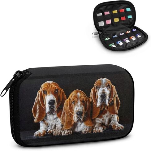 Paw Print USB Organizer Case, Lightweight Flash Drive Case Small Portable USB Storage Case for Women, Protective Jump Drive Case Travel Carrying Pouch for Office Home Travel in Saudi Arabia