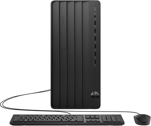 HP Pro Tower 290 G9 Desktop Computer, 4-core Intel Core i3-13100 Processor, 64GB RAM, 1TB SSD, 2-Monitor Ports (HDMI + VGA), WiFi, RJ-45, Wired KB& Mouse, None Optical Drive, Windows 11 Pro in Saudi Arabia