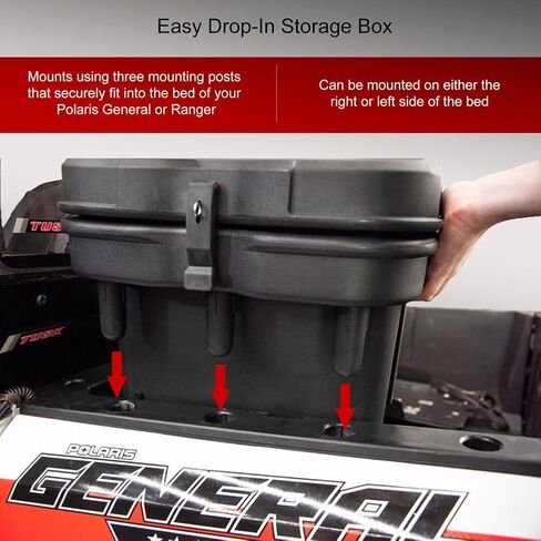 TUSK Bed Box 24L for Polaris General XP 1000 Ultimate 2023-2024 in Saudi Arabia