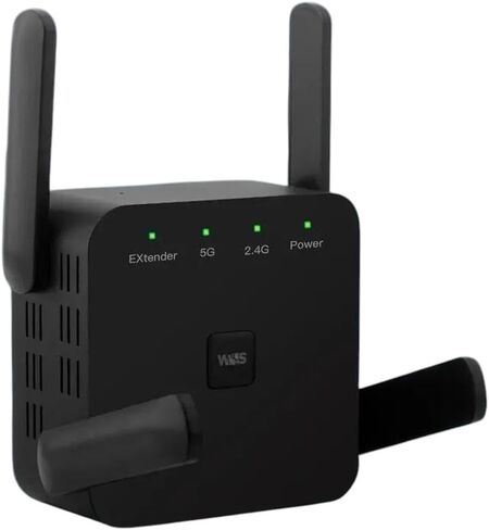 5 جيجا هرتز AC1200 VVI-fii مكرر 1200 ميغابت في الثانية الموجه الأسود VVI-FII موسع Amplifier 2.4G/5GHz شبكة Wi-Fi Network Bostier طويلة المدى in Saudi Arabia