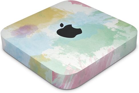 الجلد متوافق مع Apple Mac Mini M2 (2023) - ألوان مائية أبيض - غطاء ملصق واقي فينيل 3M الممتاز - يسهل تطبيقه | مصنوع في الولايات المتحدة الأمريكية من قبل Mayyskins in Saudi Arabia