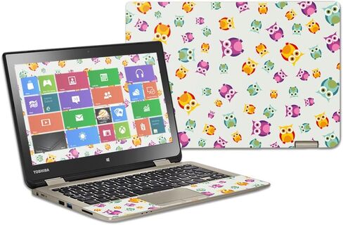 MightySkins Skin Compatible with Toshiba Satellite Radius 11 L15W-B 11.6" wrap Cover Sticker Skins Owls in Saudi Arabia