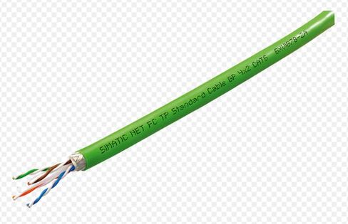6xv1870-2b Ethernet Industrial FC TP Cable Cable (Profinet Type B ، 4-Coreed Cat5e ، Green PVC Outer Ghath) (10M) in Kuwait