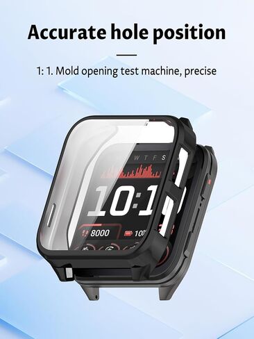 حالة Garmin Venu X1 Smart Watch و TPU خفيفة الوزن وصديقة للبشرة TPU جميعها شاملة ، ومكافحة السقوط ومقاومة للخدش ، و 2 حزمة ، ولون بندقية+أسود in Kuwait