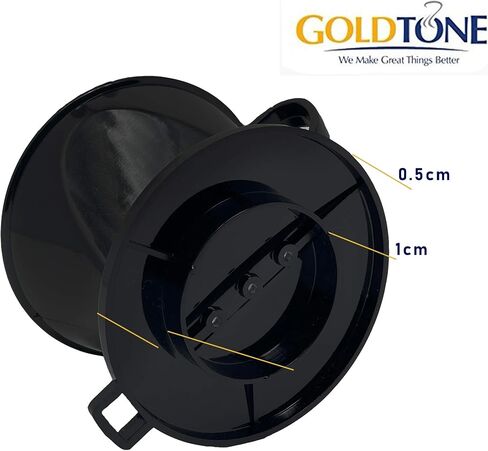 Goldtone #2 Cone Style صب فوق قطرات القهوة ، صب محمولة فوق مرشح القهوة BPA خالية من (1-6 كوب) ومغرفة in Saudi Arabia