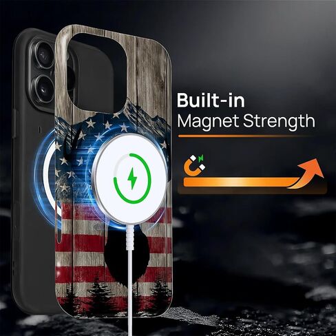 حالة لـ iPhone 16 (متوافق مع Magsafe) ، وغطاء الهاتف TPU+Soft TPU+Hard Acrylic 2-in-1 للرجال ، وحالة الحماية المضادة للخلع للصدمة لشريط iPhone 16-Tiger in Kuwait