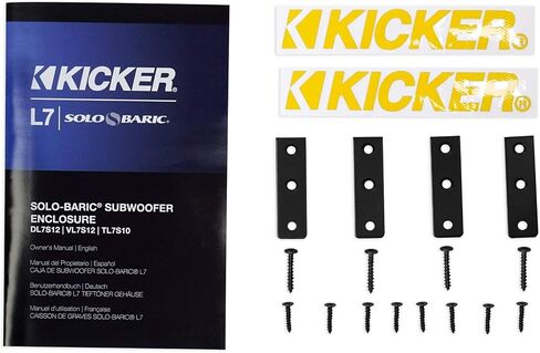 Kicker 10" 1200W Single Loaded Solo-Baric L7S Subwoofer Enclosure | 44TL7S102 (Renewed) in Saudi Arabia
