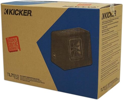 Kicker 10" 1200W Single Loaded Solo-Baric L7S Subwoofer Enclosure | 44TL7S102 (Renewed) in Saudi Arabia