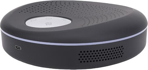 مؤتمر Yunir USB Microphone ، 360 ° Emnidirectional Contenser PC Mic مع خوارزميات صوتية 3A لمؤتمر الفيديو ، التسجيل ، سكايب ، فئة عبر الإنترنت ، مراسل المحكمة ، الحد من الضوضاء in Kuwait