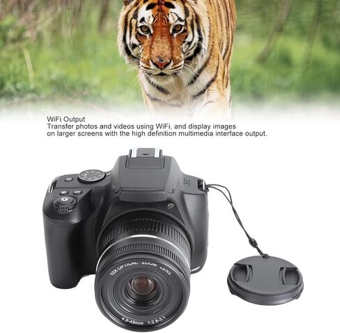 4K Digital Camera ، 40x Zoom 64m Wi Fi Touch Screen Camerging مع فلاش ، وشاشة 3 بوصة وكاميرا محمولة للكاميرا المحمولة ، وكاميرا مدونة للفيديو in Kuwait