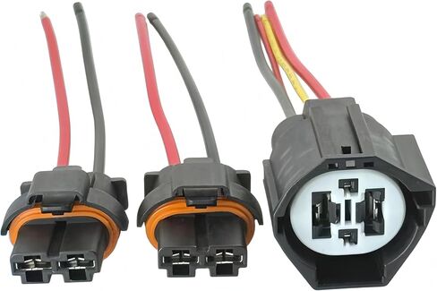 Cooling Fan Control Module Connector Plug Wire Harness Pigtail – OE# 7T43‑8C609‑BA/7T4Z‑8B658‑B/941.0138.01 – Compatible with Ford Edge, Lincoln MKX, Ford Mondeo, Volvo S60 & Land Rover LJQ in Saudi Arabia