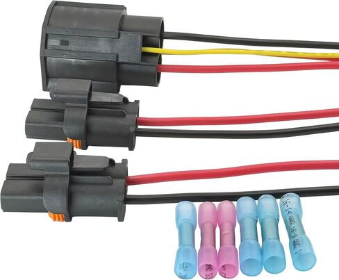 Cooling Fan Control Module Connector Plug Wire Harness Pigtail – OE# 7T43‑8C609‑BA/7T4Z‑8B658‑B/941.0138.01 – Compatible with Ford Edge, Lincoln MKX, Ford Mondeo, Volvo S60 & Land Rover LJQ in Saudi Arabia