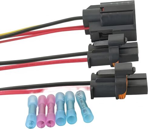 Cooling Fan Control Module Connector Plug Wire Harness Pigtail – OE# 7T43‑8C609‑BA/7T4Z‑8B658‑B/941.0138.01 – Compatible with Ford Edge, Lincoln MKX, Ford Mondeo, Volvo S60 & Land Rover LJQ in Saudi Arabia