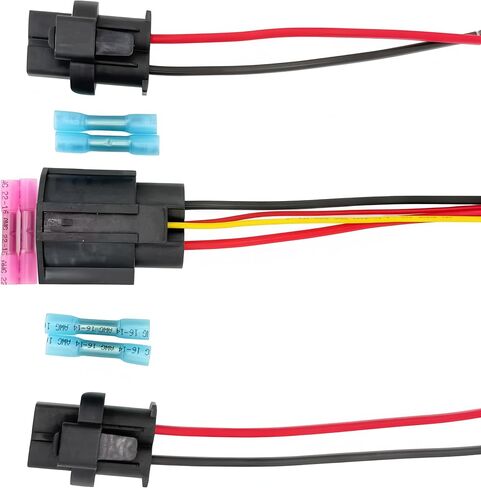 Cooling Fan Control Module Connector Plug Wire Harness Pigtail – OE# 7T43‑8C609‑BA/7T4Z‑8B658‑B/941.0138.01 – Compatible with Ford Edge, Lincoln MKX, Ford Mondeo, Volvo S60 & Land Rover LJQ in Saudi Arabia