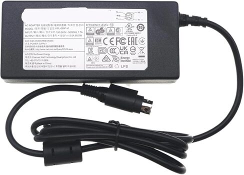 محول AC 12V 5A 60W 4PIN SUVENT (قابس أمريكي) in Saudi Arabia