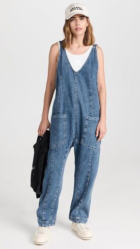 Free People High Roller Jumpsuit Mineral Black MD (Women's 8-10) in Kuwait