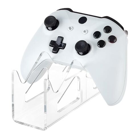 حامل وحدة تحكم Universal Universal Adlymaker ، Clear Acrylic Dual Game Controller Stand ، Gamepad Desktop Stand لعرض وحدات التحكم الحديثة للألعاب الرجعية والمؤسسة in Saudi Arabia